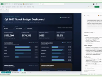 微软 Excel 引入 Copilot 交互式画布：AI 把零散数据变成可交互的决策看板